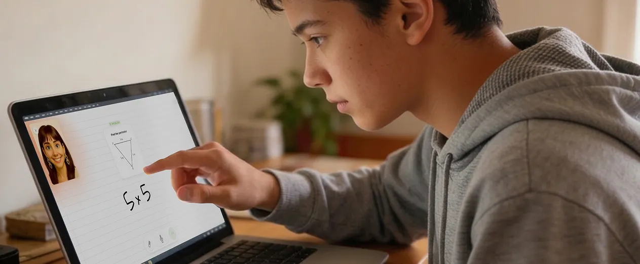 Student working with Goblins Max